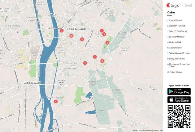 Cairo sights map